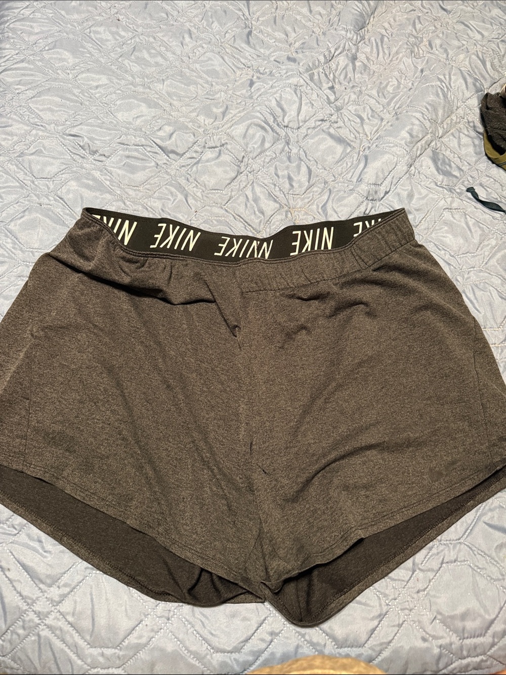 Nike Women's Black Elastic-Waist Athletic Shorts